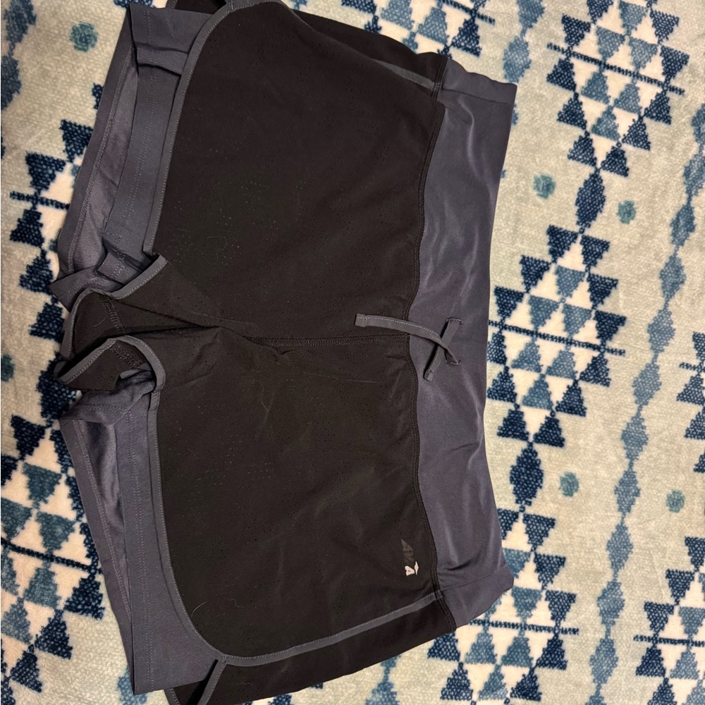 Avia Black and Gray Athletic Shorts